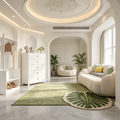 Commode à 5 tiroirs en bois pour chambre à coucher, style moderne et simple